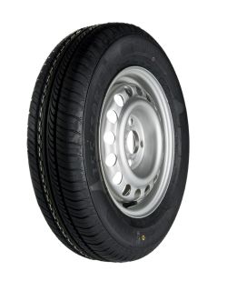 Peräkärryn rengas teräsvanteella 13" 165/80-13C N