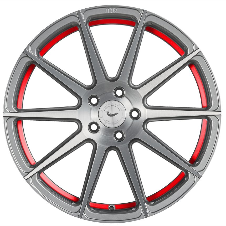 PROJECT 2.0 silver brushed/ undercut Color Trim rot 9x20