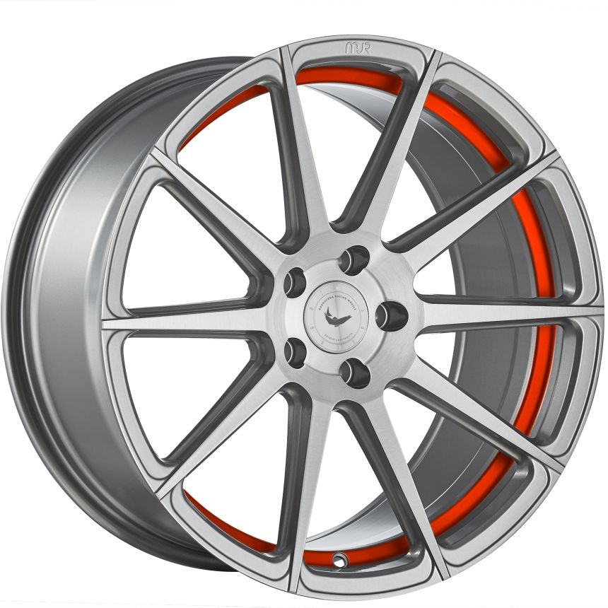 PROJECT 2.0 silver brushed/ undercut Color Trim rot 9x20