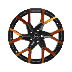 TZUNAMEE EVO Black gloss Flashorange 8x18