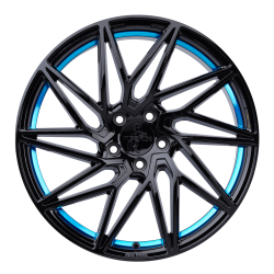 KT20 Black Painted Blue Inside 8x18