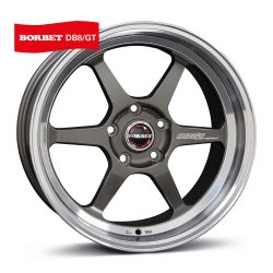 DB8GT graphite rim polished 9.5x18