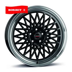 B black rim polished 7.0x17