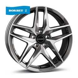 Z mistral anthracite glossy polished 8.0x19