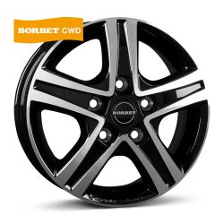 CWD black polished glossy 6x16
