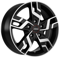 R64 Dull Black / Polished 7.0x17