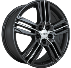 R57 Dull Black / Polished 7.5x17