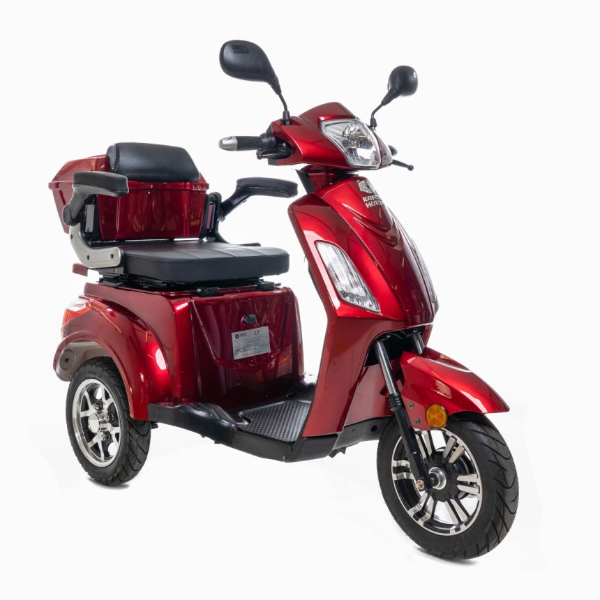 Silverfox 2.0, Metallic Red 2.4kWh litium akku ja 5A laturi