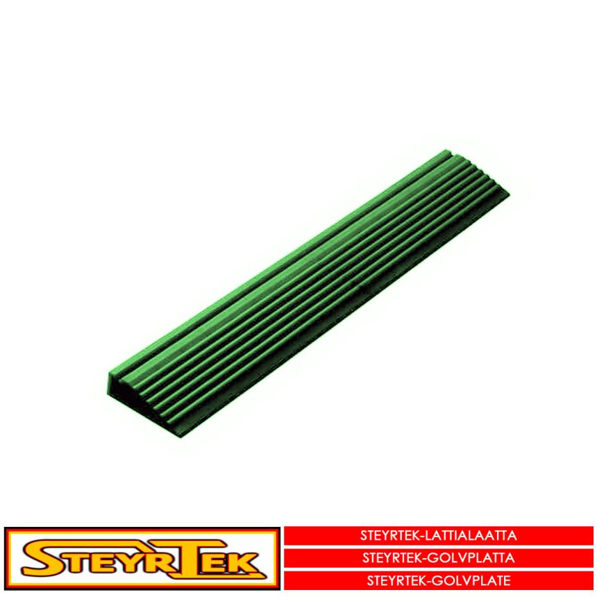 Lattialaatan reunapala, leaf green naaras 6 kpl